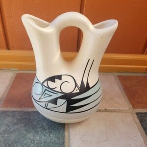 Vintage Navajo Wedding Vase Pottery  Gifts & Collectibles Southwestern
